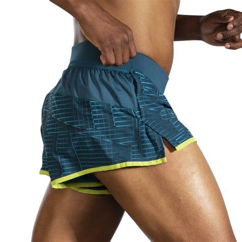 men's split leg shorts